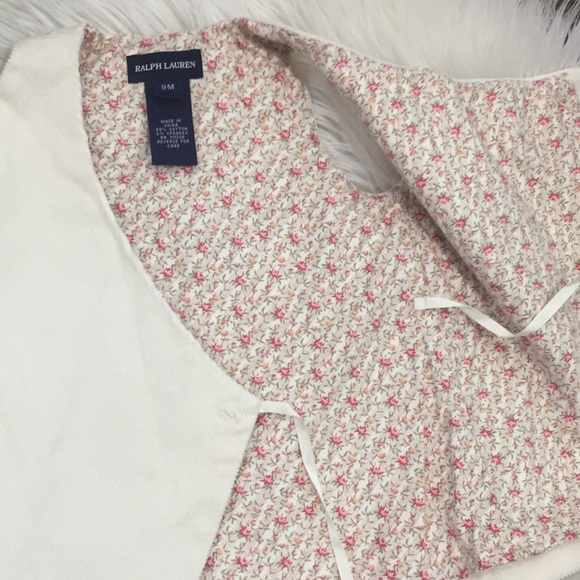 Ralph Lauren baby corduroy wrap vest - Picture 2 of 4